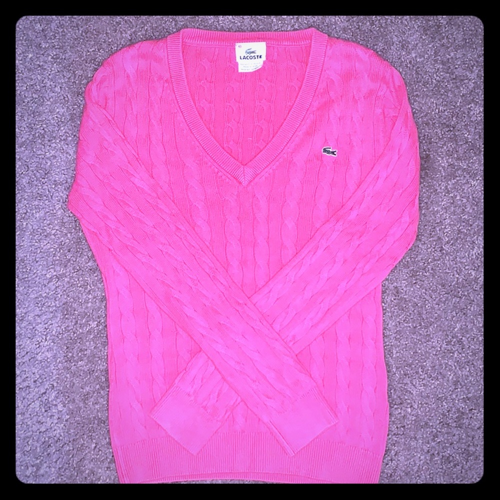 Lacoste women’s sweater small